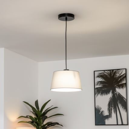 Brilagi - Lustre LED pendente CERIA 1xE27/40W/230V, diâmetro 25 cm, cinzento