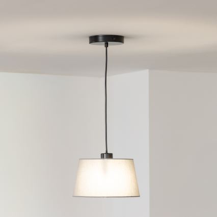 Brilagi - Lustre LED pendente CERIA 1xE27/40W/230V, diâmetro 25 cm, cinzento