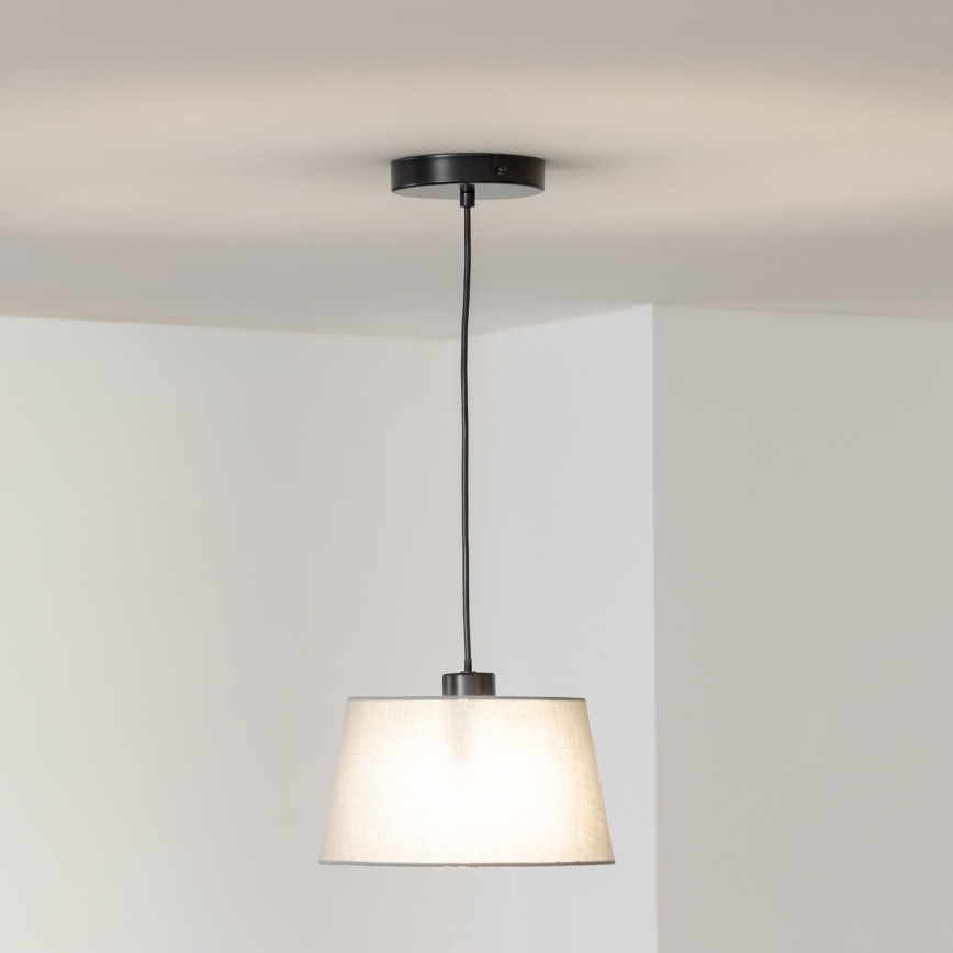 Brilagi - Lustre LED pendente CERIA 1xE27/40W/230V, diâmetro 25 cm, cinzento