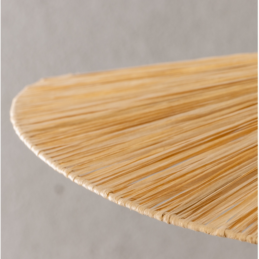 Brilagi - Lustre LED pendente CERIA BOHO 1xE27/40W/230V Ø 80 cm ráfia