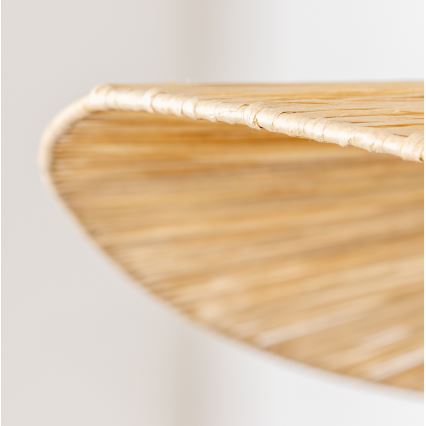 Brilagi - Lustre LED pendente CERIA BOHO 1xE27/40W/230V Ø 80 cm ráfia