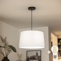 Brilagi - Lustre LED pendente CERIA com cabo, 1xE27/40W/230V, Ø 45 cm, branco