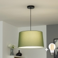 Brilagi - Lustre LED pendente CERIA com cabo, 1xE27/40W/230V, Ø 45 cm, verde