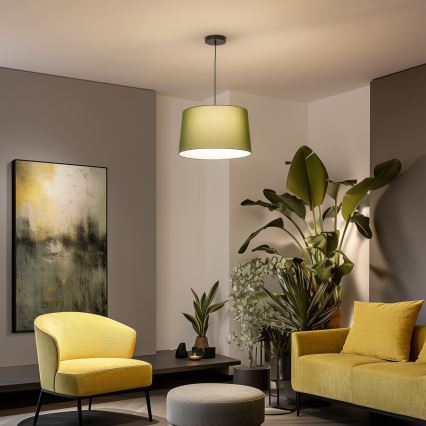 Brilagi - Lustre LED pendente CERIA com cabo, 1xE27/40W/230V, Ø 45 cm, verde