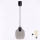Brilagi - Lustre LED pendente com cabo RETRO GLASS 1xE27/60W/230V Ø 14 cm preto/fumê