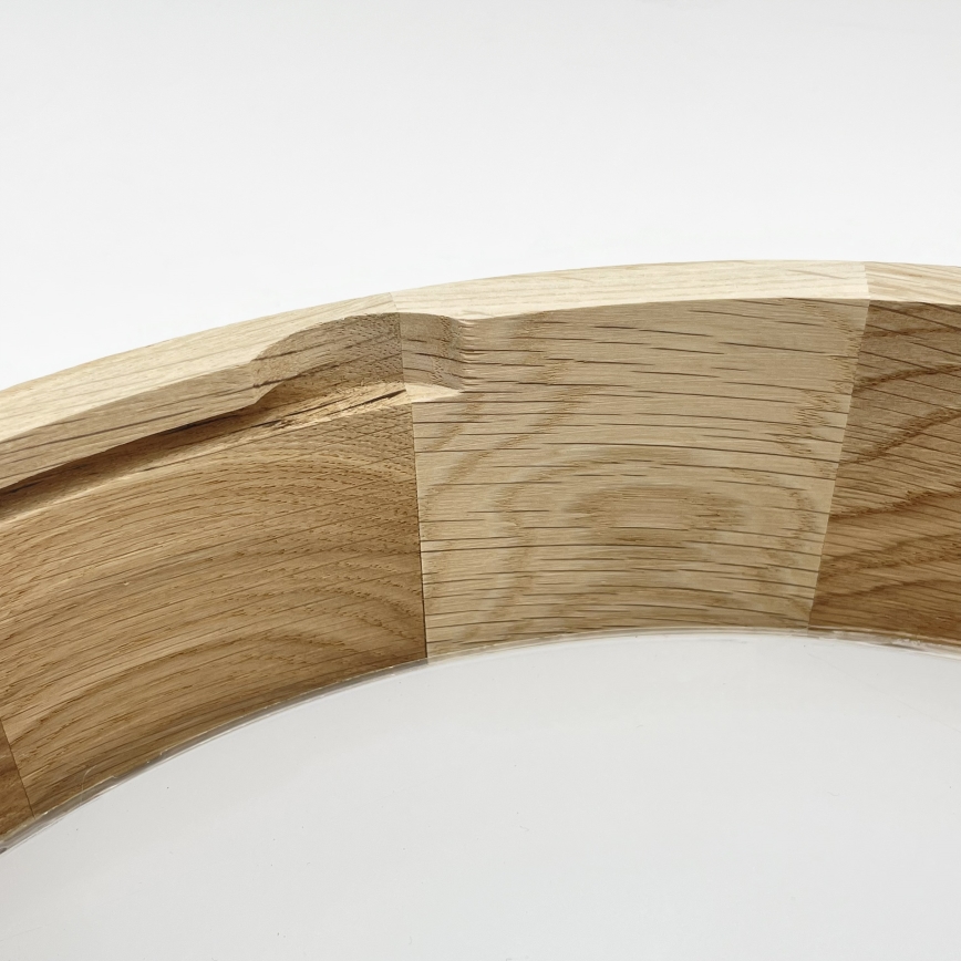 Brilagi - Lustre LED pendente em cabo CARVALHO MODERN 2xE27/60W/230V carvalho Ø 37,5 cm