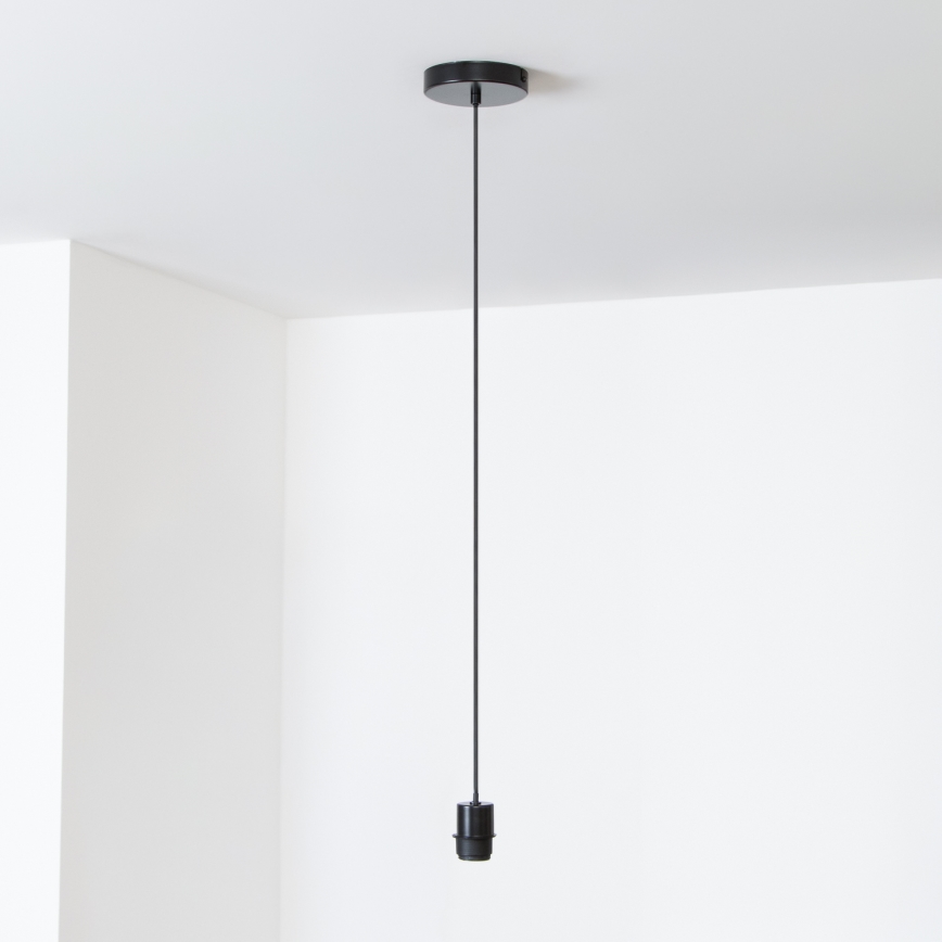 Brilagi - Lustre LED pendente em cabo CERIA BOHO 1xE27/40W/230V Ø 60 cm, em ráfia