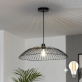 Brilagi - Lustre LED pendente em cabo CERIA WIRE 1xE27/40W/230V Ø 60 cm preto