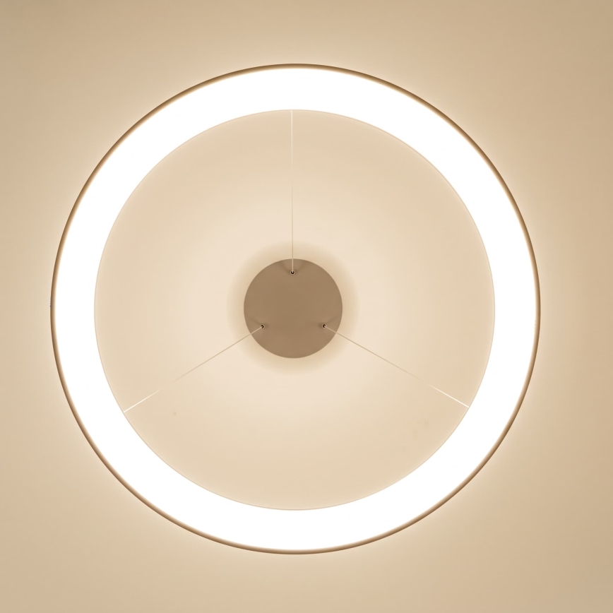 BRILAGI - Lustre dimerizável suspenso por cabo FALCON II LED/108W/230V 3000-6500K Ø 80 cm bege + controlo remoto