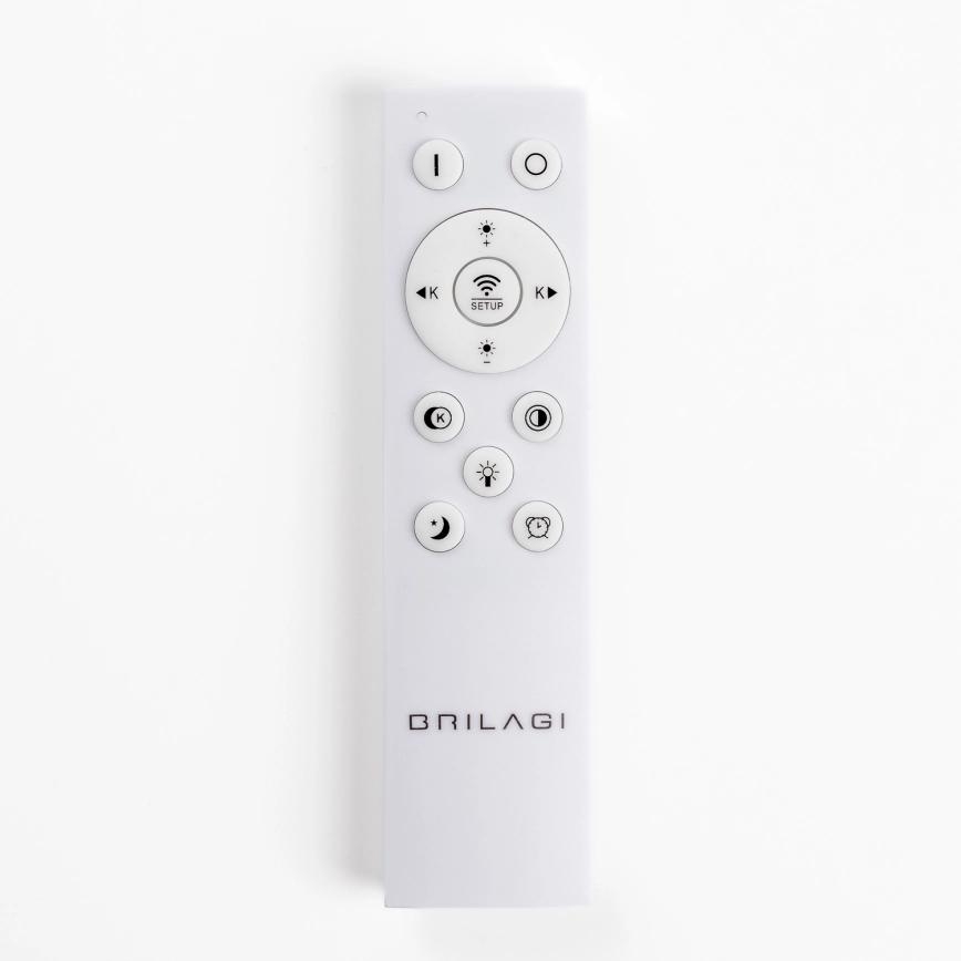 BRILAGI - Lustre dimerizável suspenso por cabo FALCON II LED/108W/230V 3000-6500K Ø 80 cm bege + controlo remoto