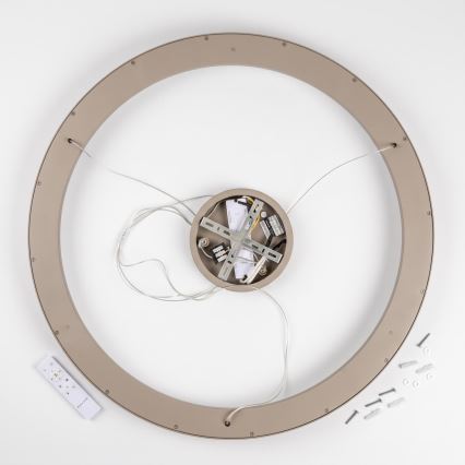 BRILAGI - Lustre dimerizável suspenso por cabo FALCON II LED/108W/230V 3000-6500K Ø 80 cm bege + controlo remoto