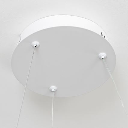 Brilagi - Lustre LED dimerizável suspenso por cabo FALCON II LED/67W/230V 3000-6500K Ø 40 cm branco + controlo remoto