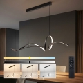 Brilagi - Lustre LED regulável em cabo SIGNATURE LED/55W/230V 3000-6000K 120x23 cm preto + comando remoto