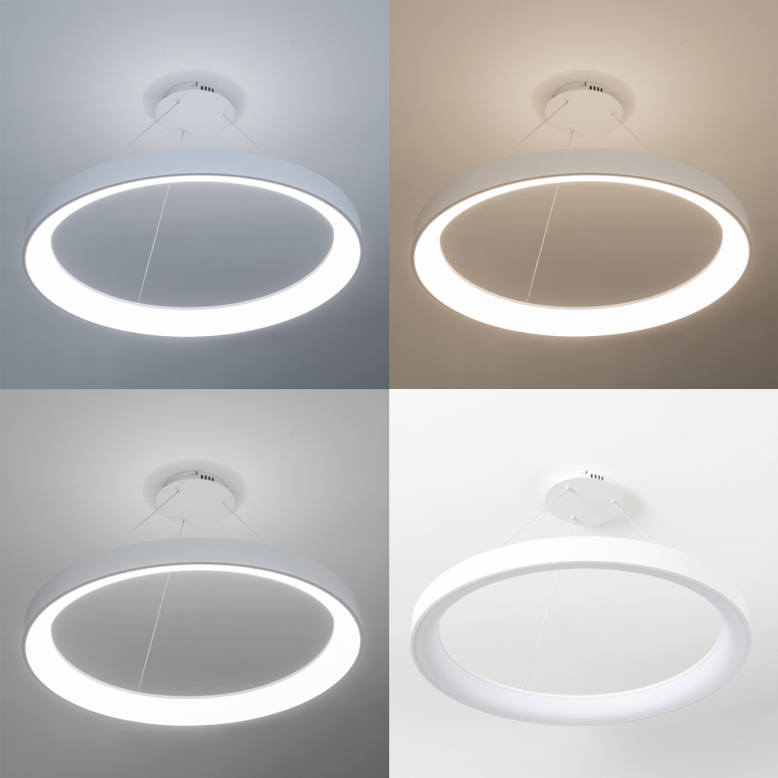 Brilagi - Lustre pendente LED regulável em cabo FALCON II LED/108W/230V 3000-6500K Ø 80 cm branco + controlo remoto