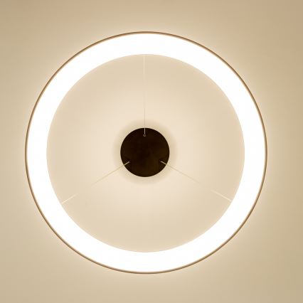 Brilagi - Lustre LED dimável suspenso por cabo FALCON II LED/108W/230V 3000-6500K diâmetro 80 cm preto + comando remoto