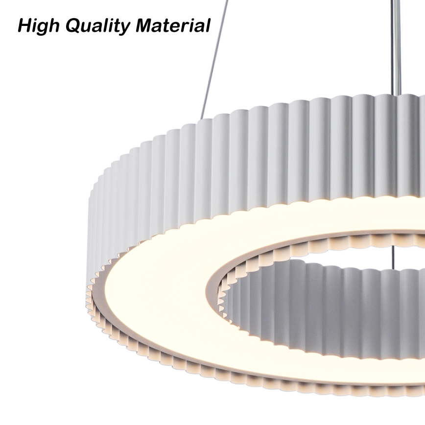 Brilagi - Lustre LED dimerizável suspenso por cabo LUMIX LED/48W/230V 3000-6000K branco Ø 50 cm + controlo remoto
