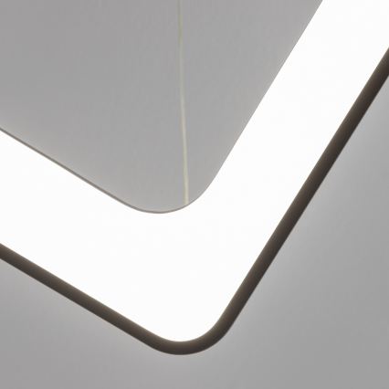 Brilagi - Lustre LED regulável suspenso por cabo FALCON II LED/125W/230V 3000-6500K 60x60 cm preto + controlo remoto