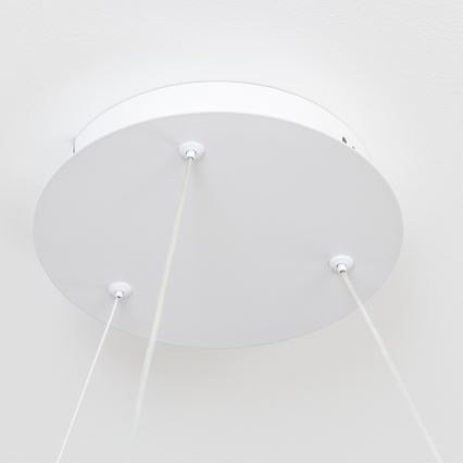 Brilagi - Lustre LED dimerizável suspenso por cabo FALCON II LED/99W/230V 3000-6500K Ø 60 cm branco + controlo remoto