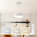 Brilagi - Lustre LED regulável suspenso por cabo FALCON MODERN LED/30W/230V 3000-6000K Ø 40 cm branco + controlo remoto