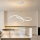 Brilagi - lustre LED regulável suspenso por cabo INFINITY LED/80W/230V 3000-6000K 80x80 cm branco + controlo remoto