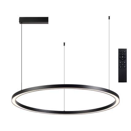 Brilagi - Lustre LED dimerizável suspenso por cabo PORTOFINO LED/60W/230V 3000-6000K Ø 80 cm preto + controlo remoto