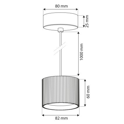 Brilagi - Lustre suspenso em cabo LED RGB+CCT regulável STRIPY 1xGX53/14W/230V 2700-6500K Wi-Fi Tuya preto