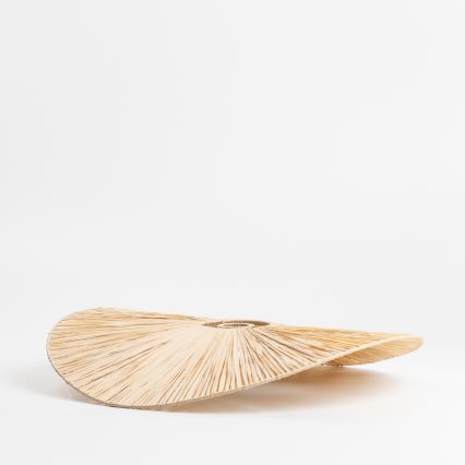 Brilagi - Lustre LED sobreposto CERIA BOHO 1xE27/40W/230V Ø 60 cm ráfia/carvalho