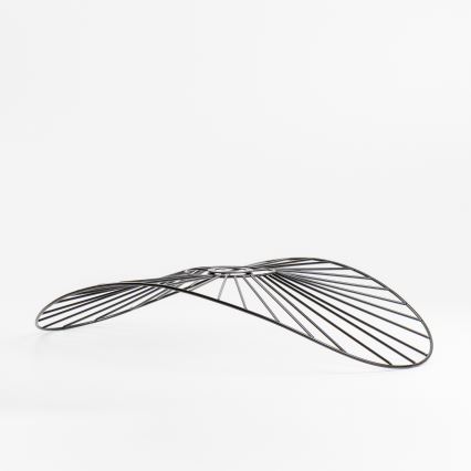 Brilagi - Lustre LED sobreposto CERIA WIRE 1xE27/40W/230V 40x56 cm preto/carvalho
