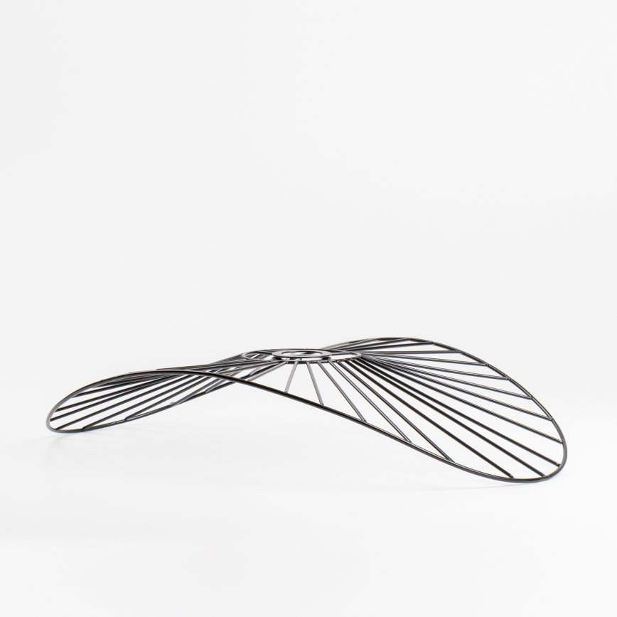 Brilagi - Lustre LED sobreposto CERIA WIRE 1xE27/40W/230V 40x56 cm preto/carvalho