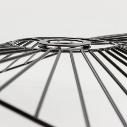 Brilagi - Lustre LED sobreposto CERIA WIRE 1xE27/40W/230V 40x56 cm preto/carvalho