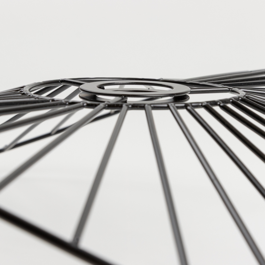 Brilagi - Lustre LED sobreposto CERIA WIRE 1xE27/40W/230V 40x56 cm preto/carvalho