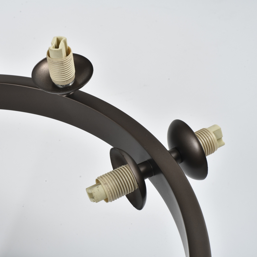 Brilagi - Lustre LED sobreposto MILLA 10xG9/3W/230V castanho/castanho fumê