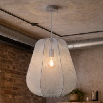 Brilagi - Lustre LED suspenso ARVEN 1xE27/8W/230V Ø 37 cm cinzento