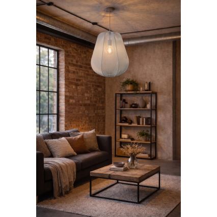 Brilagi - Lustre LED suspenso ARVEN 1xE27/8W/230V Ø 37 cm cinzento