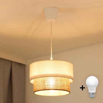 Brilagi - Lustre LED suspenso BOHO STYLE 1xE27/15W/230V diâmetro 25 cm