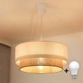 Brilagi - Lustre LED suspenso BOHO STYLE 1xE27/15W/230V diâmetro 40 cm