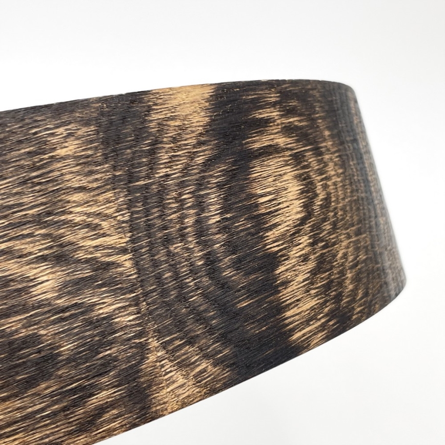 Brilagi - Lustre LED suspenso CARVALHO SMOKEY 3xE27/60W/230V, acabamento carvalho, Ø 47,5 cm