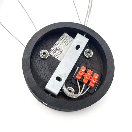 Brilagi - Lustre LED suspenso CARVALHO SMOKEY 3xE27/60W/230V, acabamento carvalho, Ø 47,5 cm