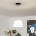 Brilagi - Lustre LED suspenso CERIA 1x E27/40W/230V Ø25 cm branco