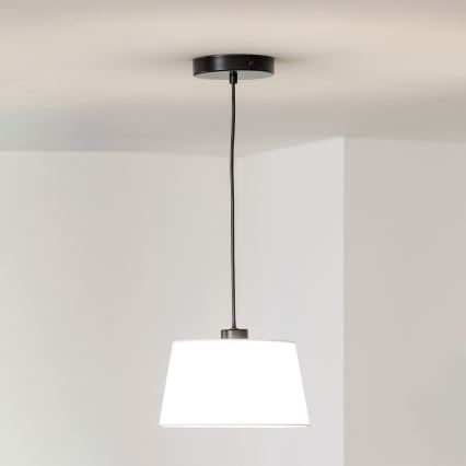 Brilagi - Lustre LED suspenso CERIA 1x E27/40W/230V Ø25 cm branco