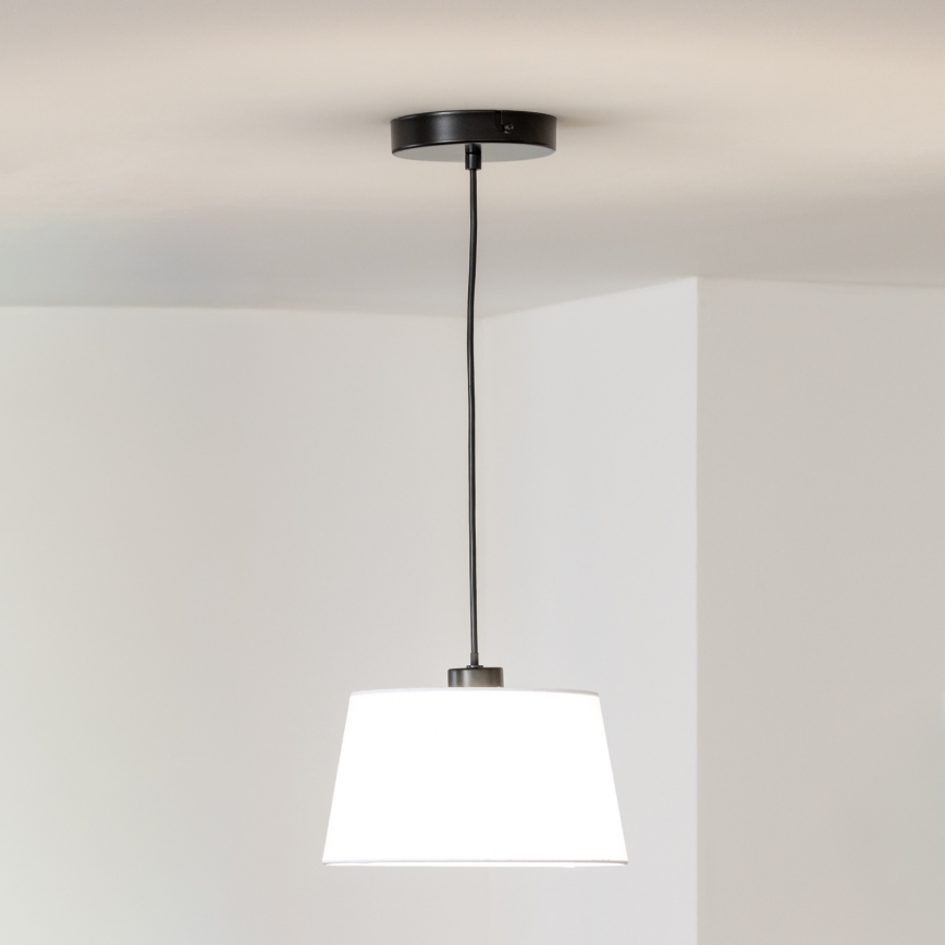 Brilagi - Lustre LED suspenso CERIA 1x E27/40W/230V Ø25 cm branco