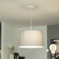 Brilagi - Lustre LED suspenso CERIA, 1xE27/40W/230V, Ø 45 cm, cinzento