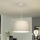 Brilagi - Lustre LED suspenso CERIA, 1xE27/40W/230V, Ø 45 cm, cinzento