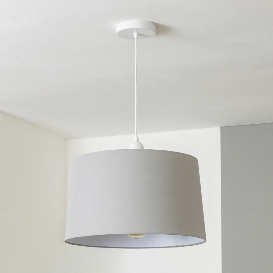 Brilagi - Lustre LED suspenso CERIA, 1xE27/40W/230V, Ø 45 cm, cinzento
