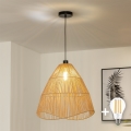 Brilagi - Lustre LED suspenso com cabo CERIA BOHO 1xE27/40W/230V Ø 50 cm castanho