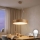 Brilagi - Lustre LED suspenso em cabo CARVALHO MODERN 3xE27/60W/230V acabamento em carvalho Ø 47,5 cm