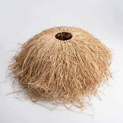 Brilagi - Lustre LED suspenso em cabo CERIA BOHO, 1x E27/40W/230V, diâmetro 60 cm, em ráfia