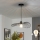 Brilagi - Lustre LED suspenso em cabo CERIA WIRE 1xE27/40W/230V 40x56 cm preto