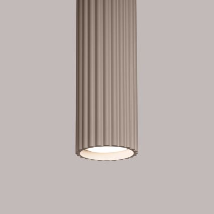 Brilagi - Lustre LED suspenso em cabo CRESTO 1xGU10/10W/230V taupe