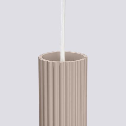 Brilagi - Lustre LED suspenso em cabo CRESTO 1xGU10/10W/230V taupe